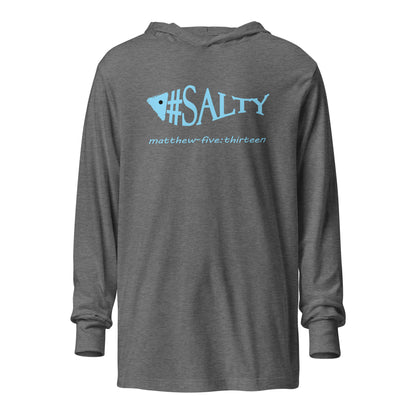 #Salty hooded t-shirt gray triblend