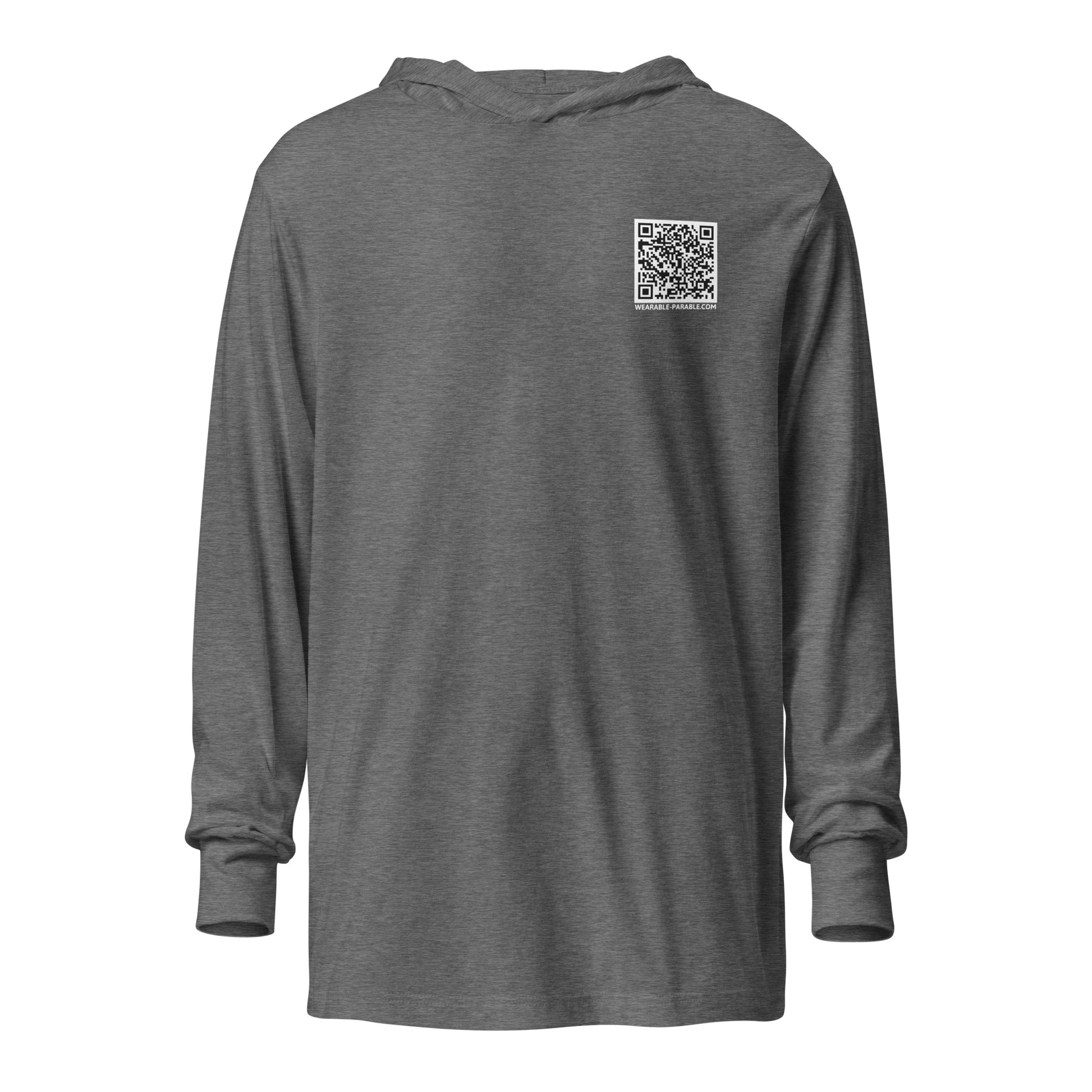 #Salty hooded t-shirt gray triblend