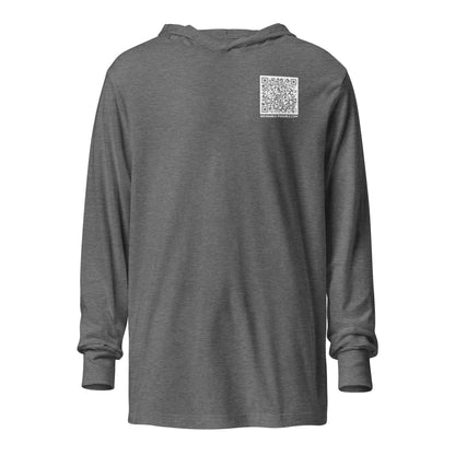Enter-Net Influencer hoodie t-shirt gray triblend