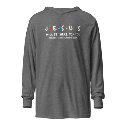 Jesus Is My Friend hoodie t-shirt gray triblend