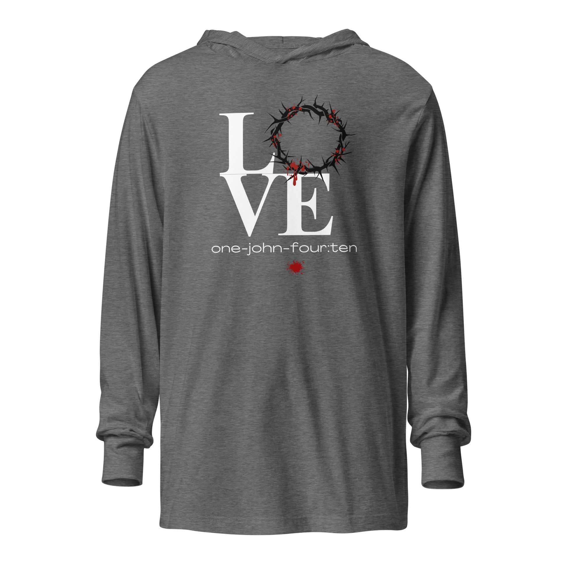 This is Love hoodie t-shirt gray triblend