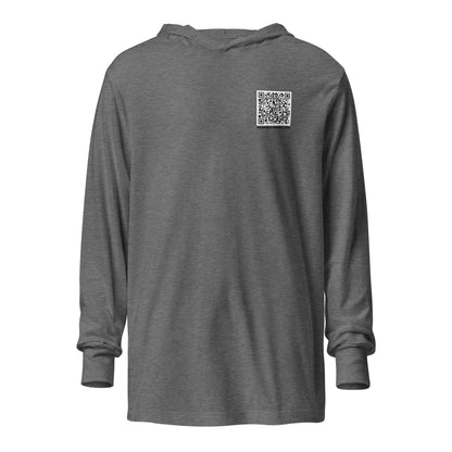 Enter-Net Influencer Fish Graphic hooded t-shirt gray triblend  front