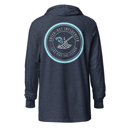 Enter-Net Influencer hoodie t-shirt heather navy