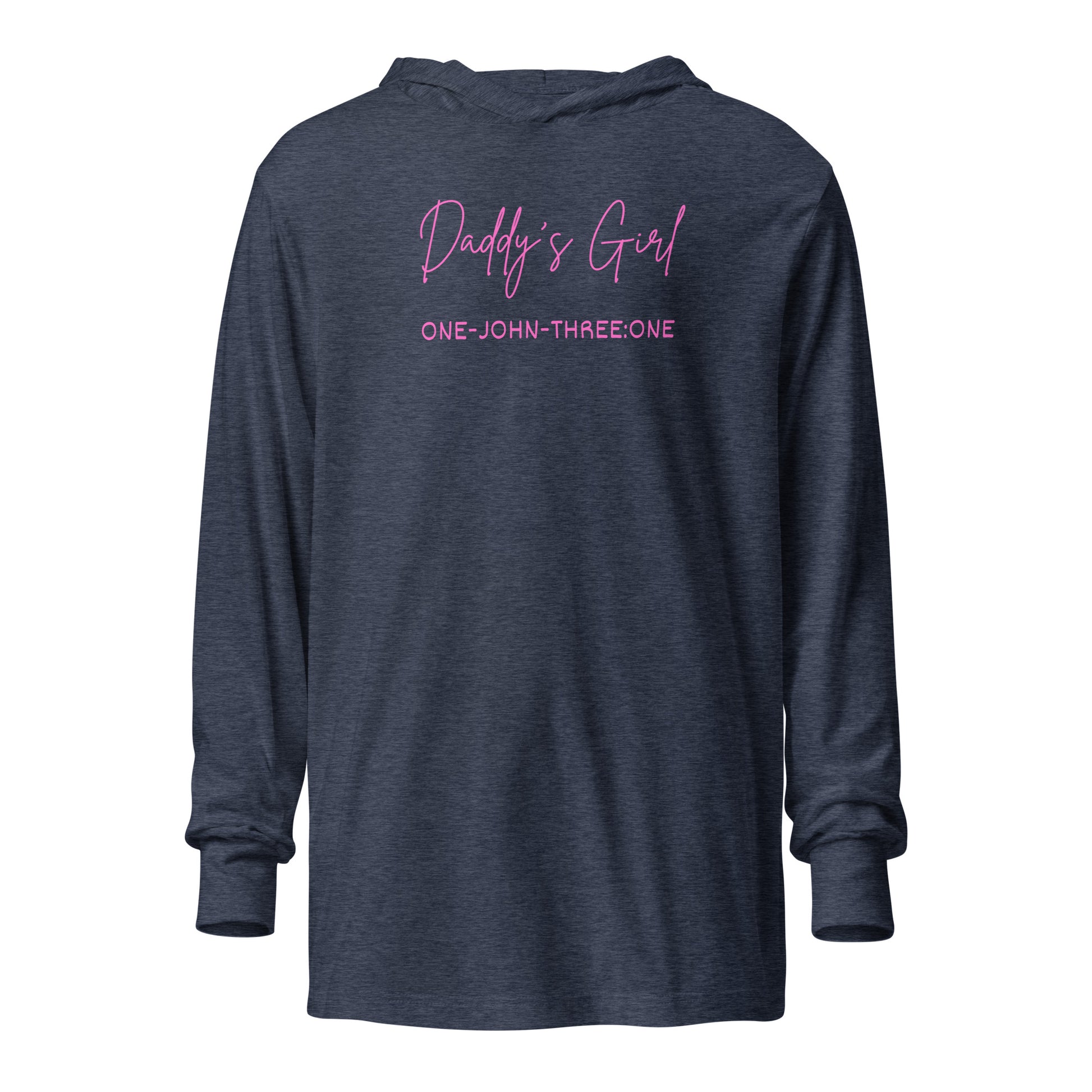 Daddy’s Girl hoodie t-shirt heather navy