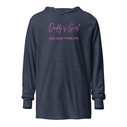 Daddy’s Girl hoodie t-shirt heather navy