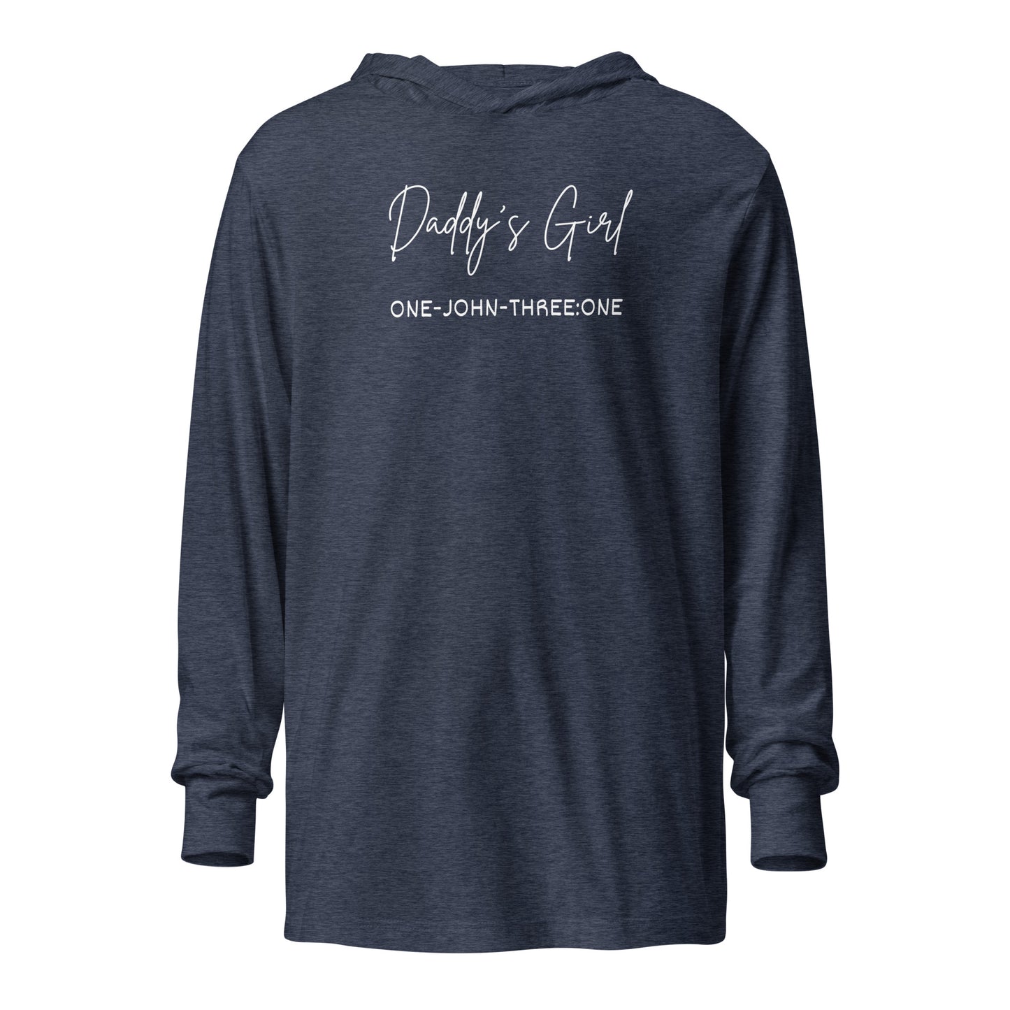 Daddy’s Girl hoodie t-shirt heather navy