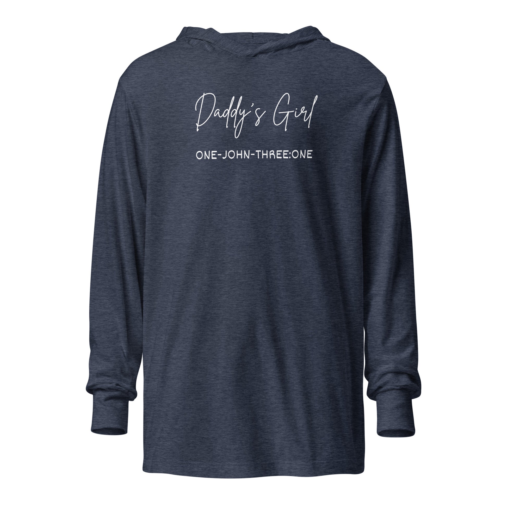 Daddy’s Girl hoodie t-shirt heather navy