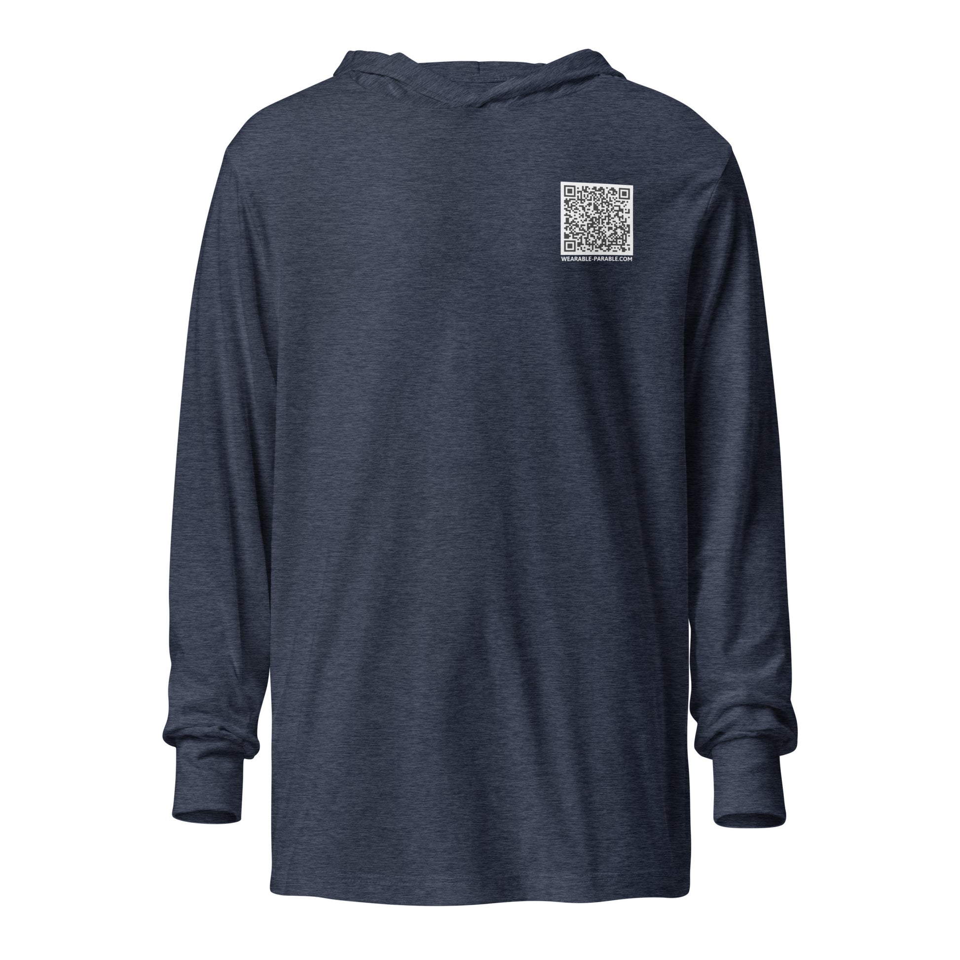 Enter-Net Influencer hoodie t-shirt heather navy