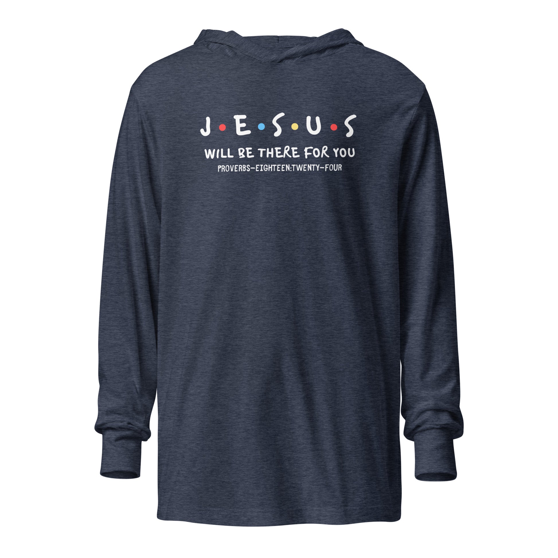 Jesus Is My Friend hoodie t-shirt heather navy