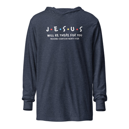 Jesus Is My Friend hoodie t-shirt heather navy