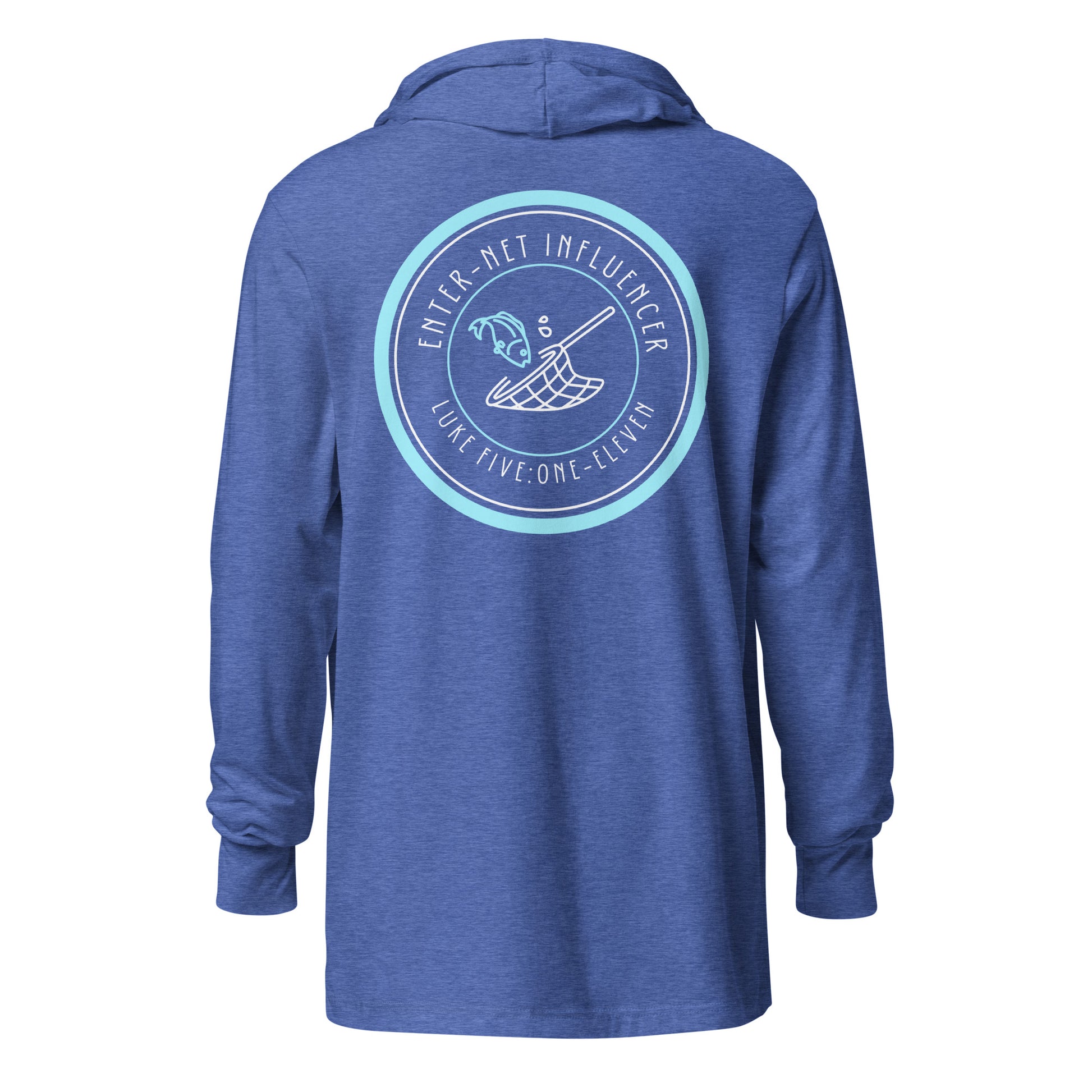 Enter-Net Influencer hoodie t-shirt heather true royal
