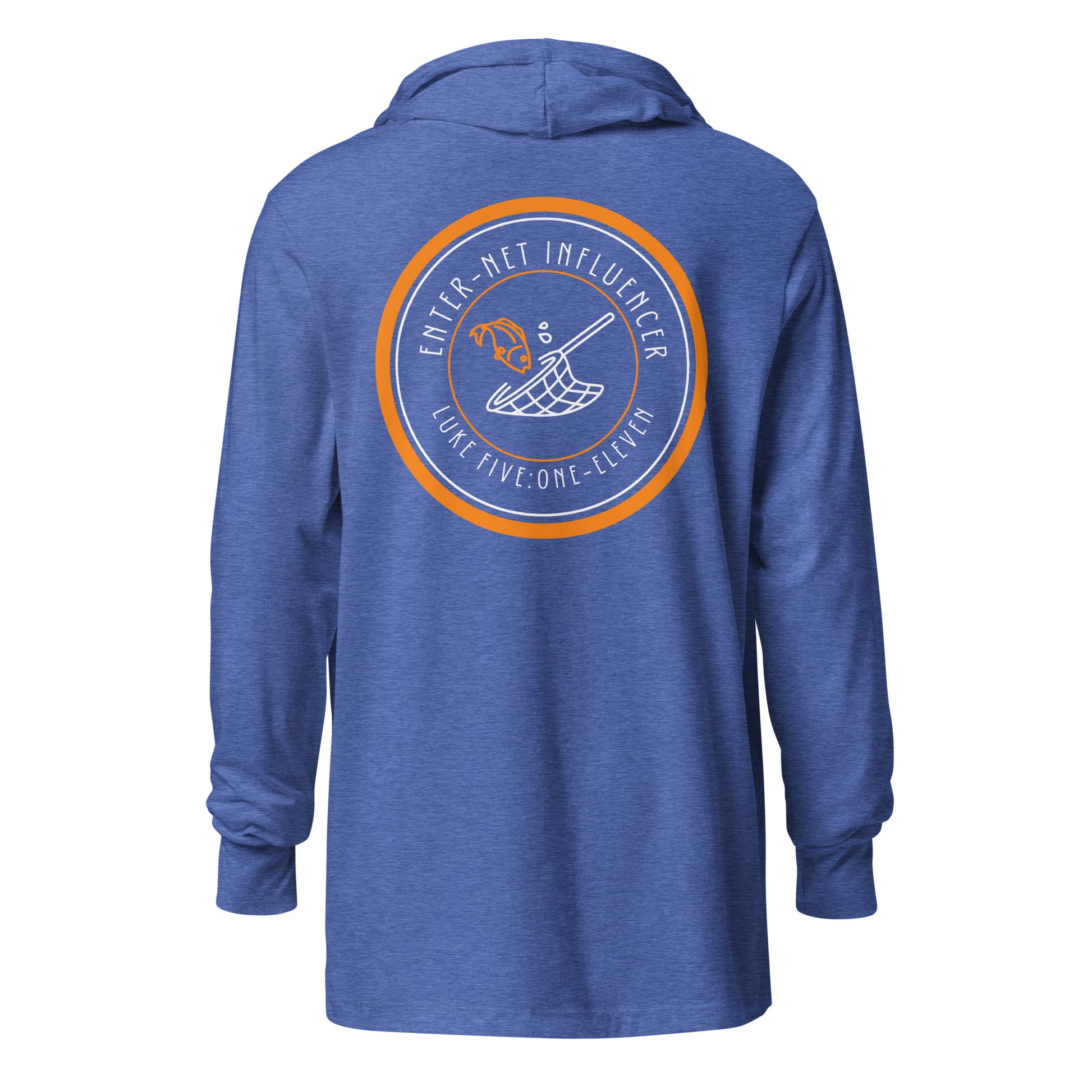 Enter-Net Influencer hoodie t-shirt heather true royal