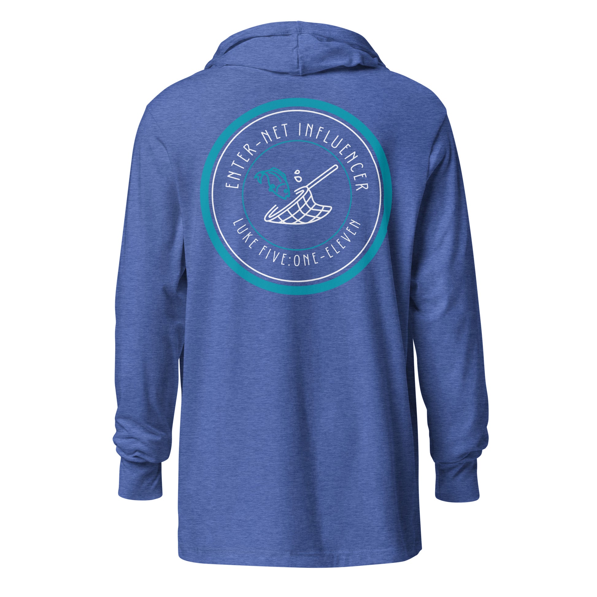Enter-Net Influencer hoodie t-shirt heather true royal