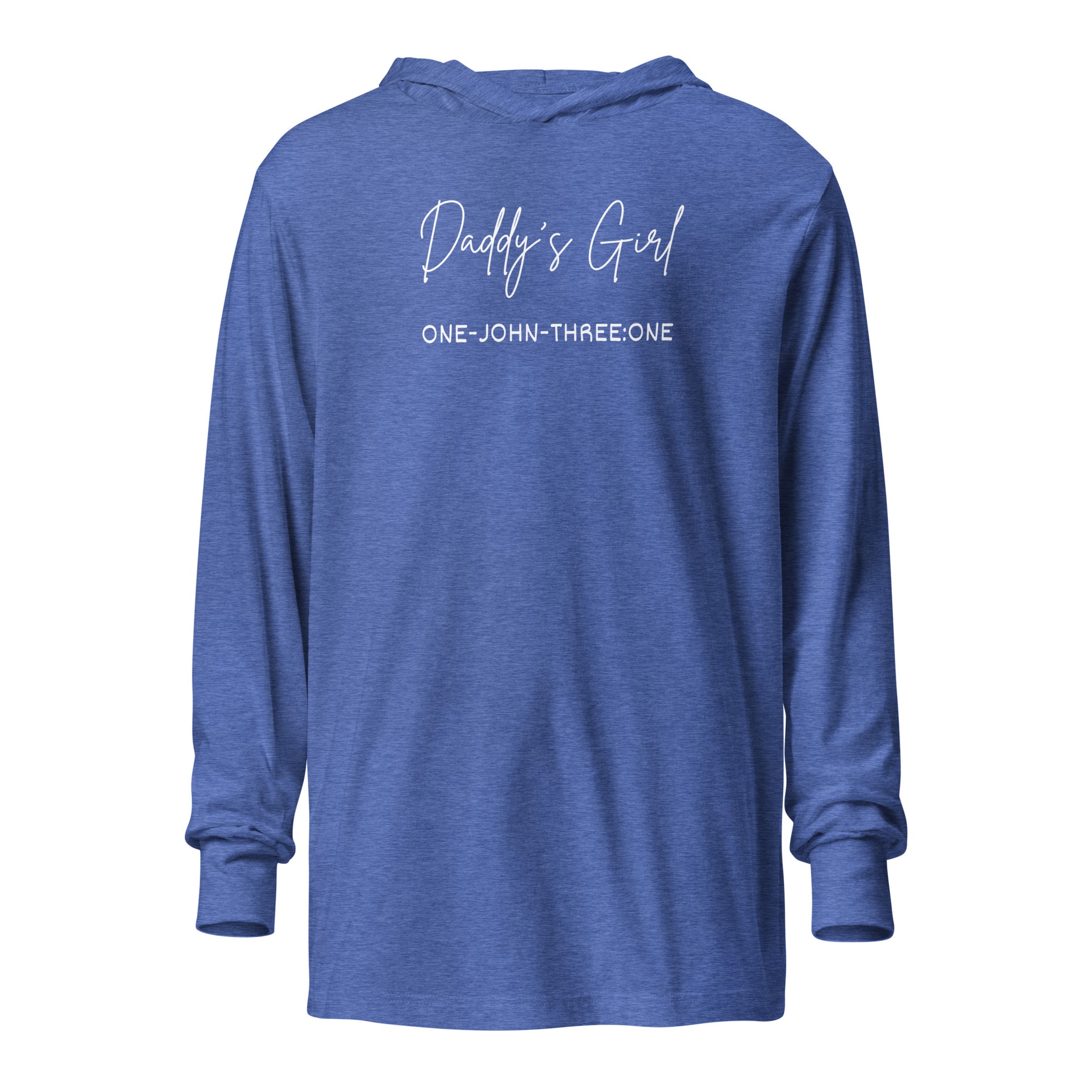 Daddy’s Girl hoodie t-shirt heather true royal