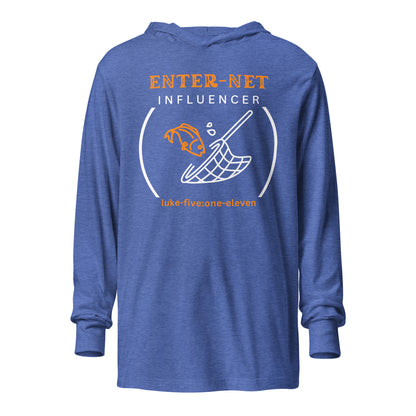 Enter-Net Influencer hoodie t-shirt heather true royal