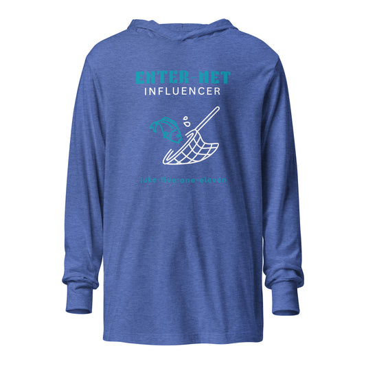 Enter-Net Influencer hoodie t-shirt heather true royal