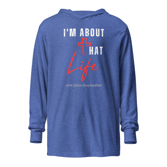 I’m About That Life hoodie t-shirt heather true royal