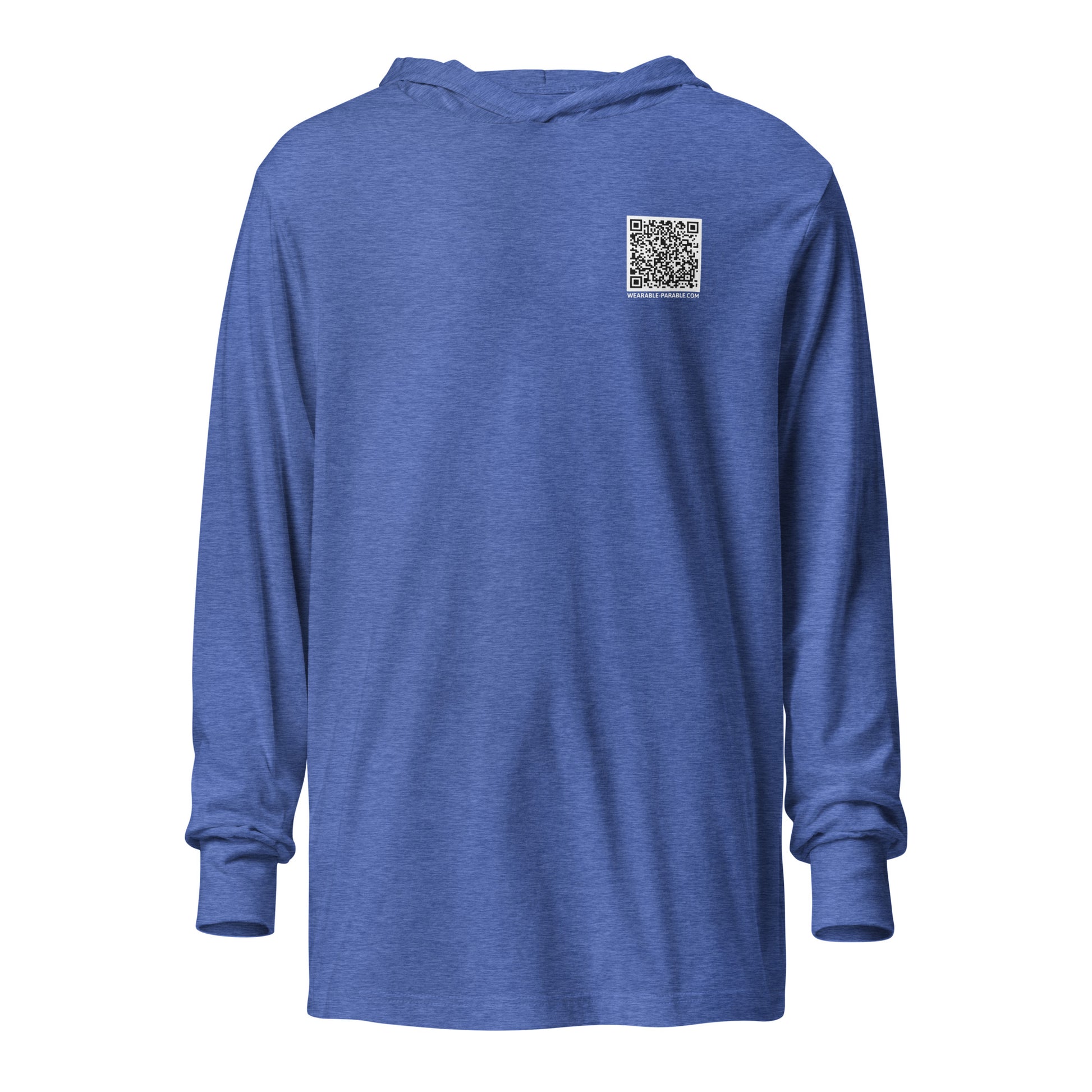 Enter-Net Influencer Fish Graphic hooded t-shirt heather true royal front