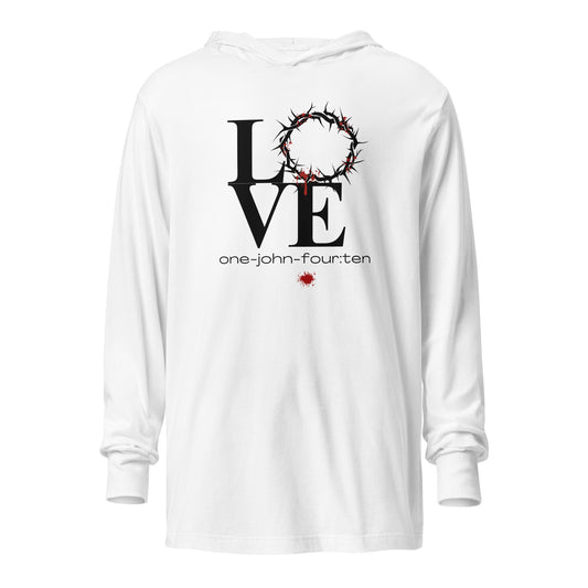 This is Love hoodie t-shirt white