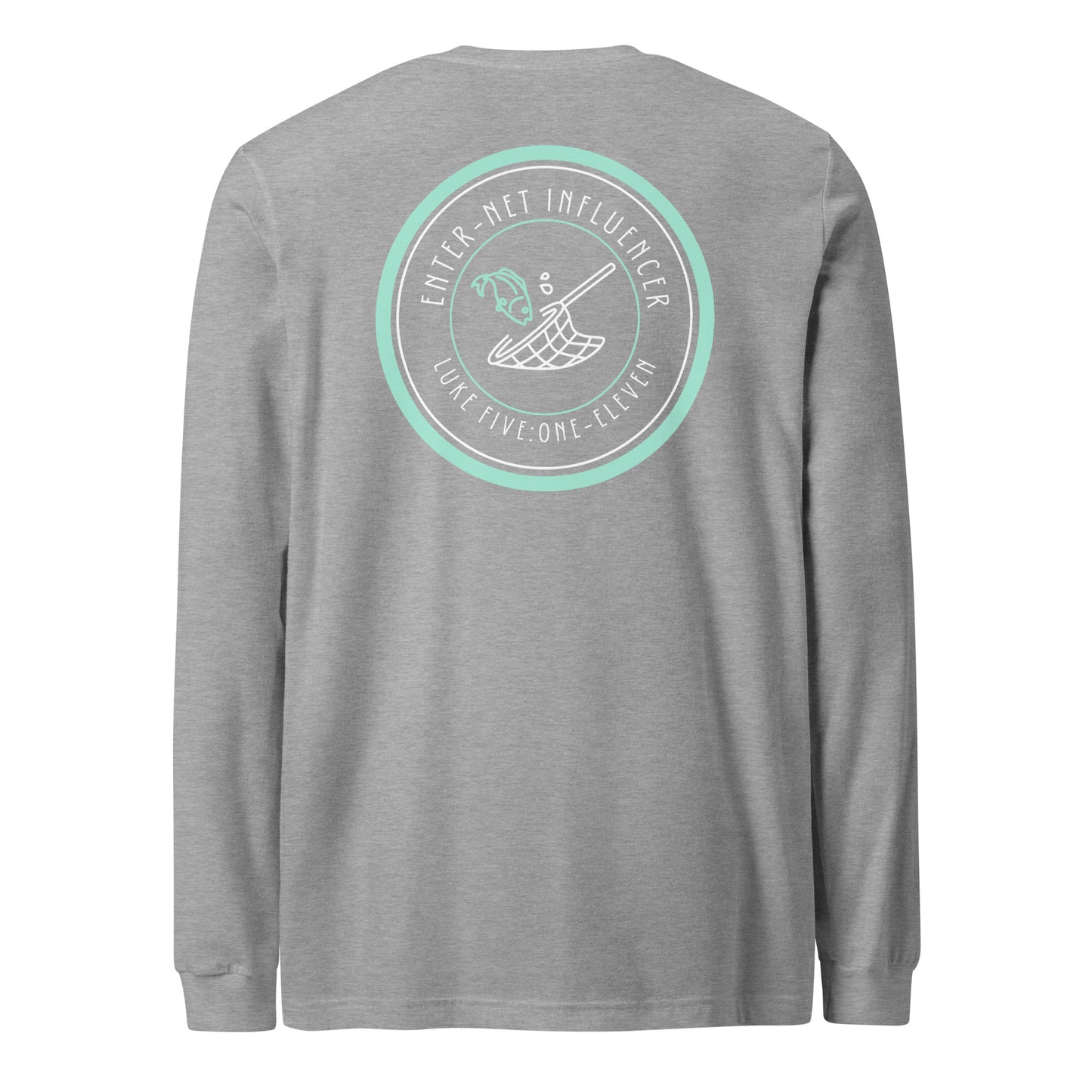 Enter-Net Influencer long-sleeve t-shirt athletic gray