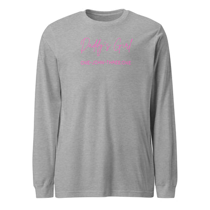 Daddy’s Girl long-sleeve t-shirt athletic heather