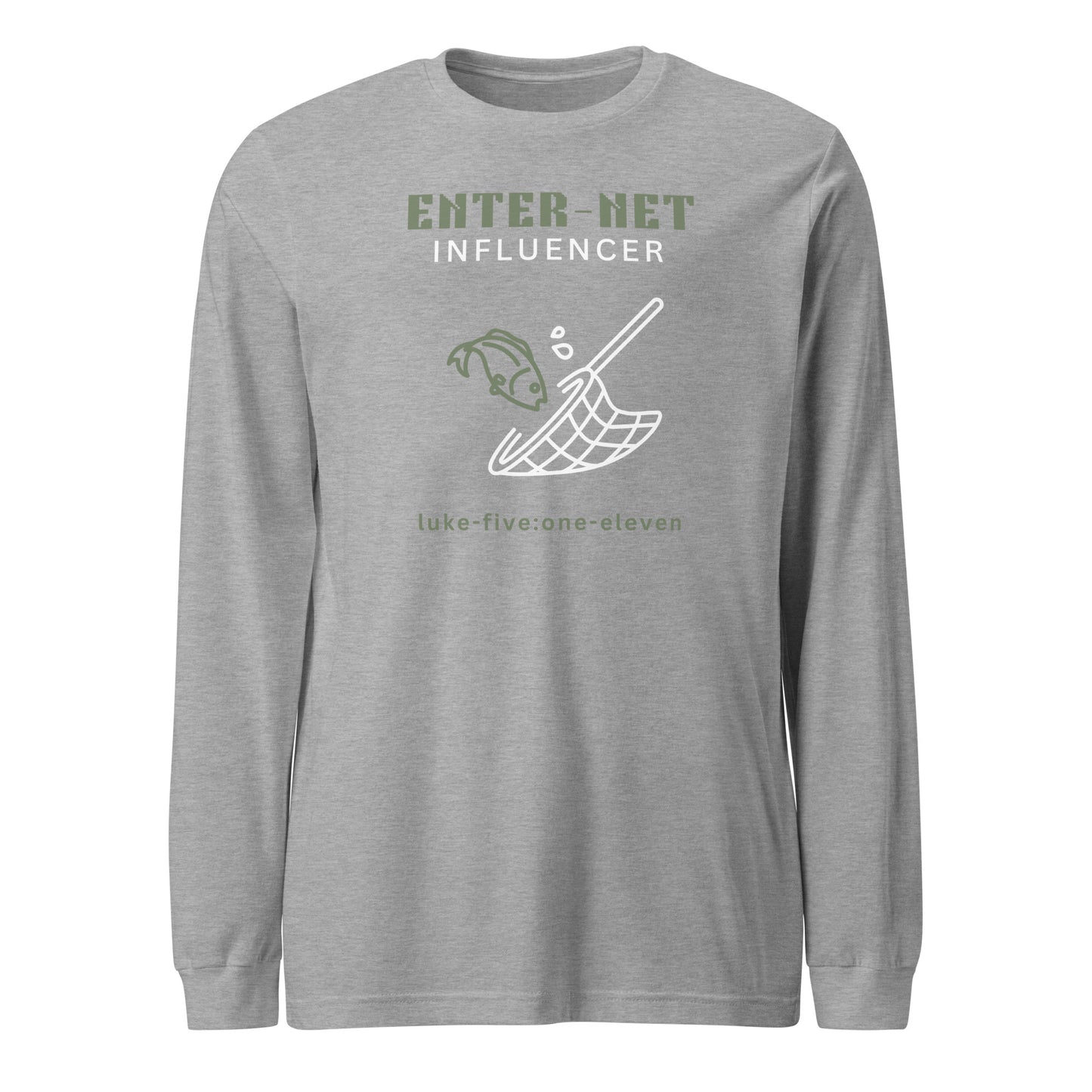 Enter-Net Influencer long-sleeve t-shirt athletic heather