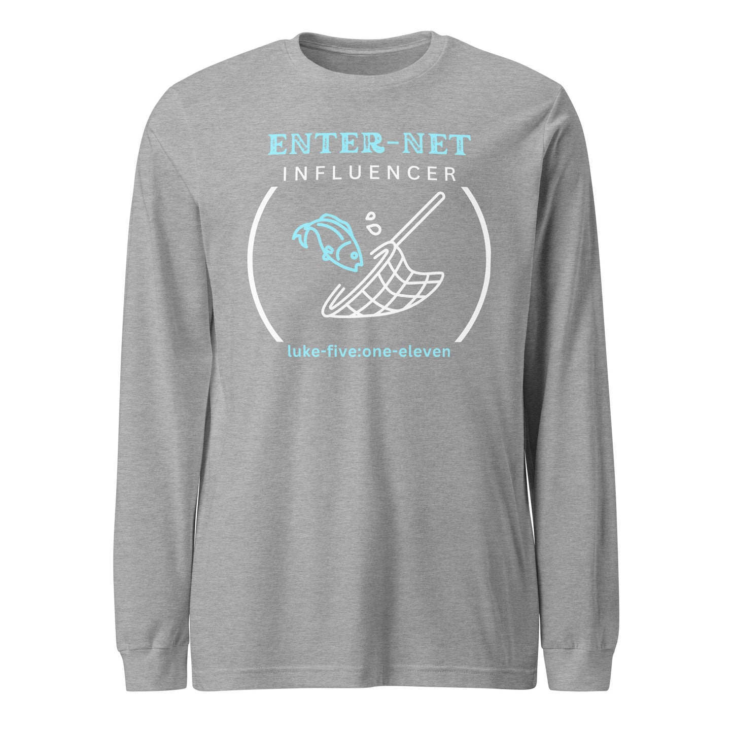 Enter-Net Influencer long-sleeve t-shirt athletic heather