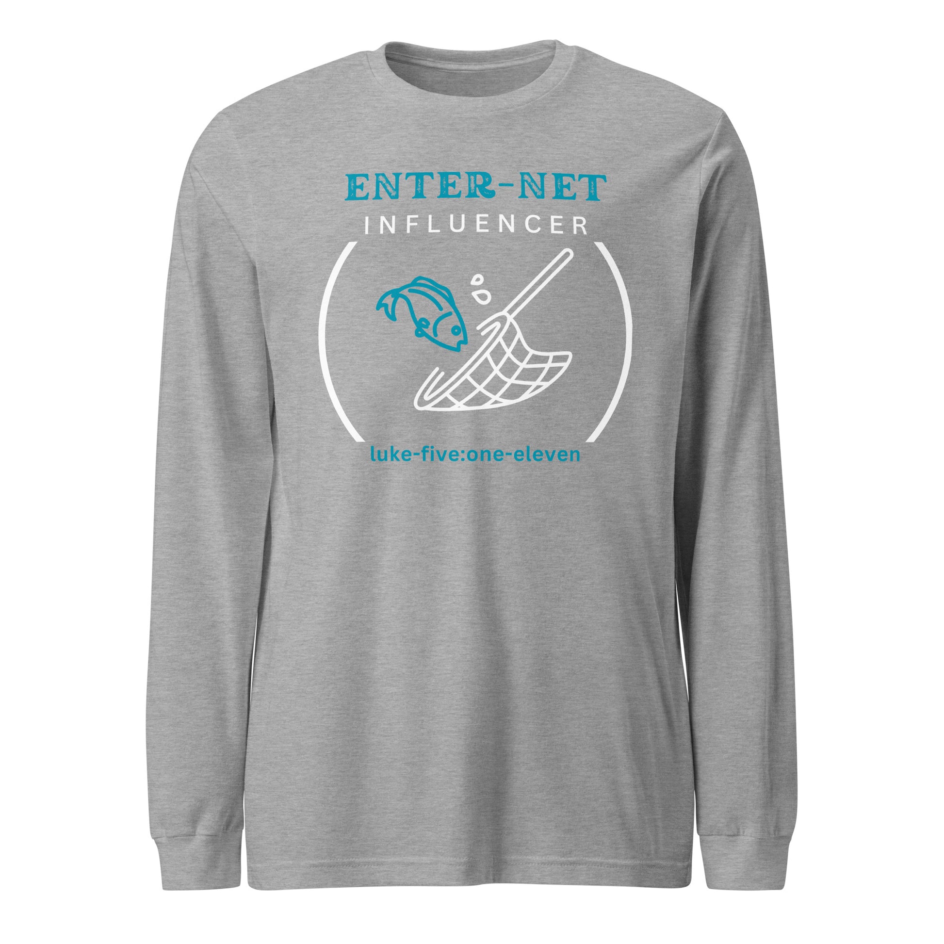 Enter-Net Influencer long-sleeve t-shirt athletic heather