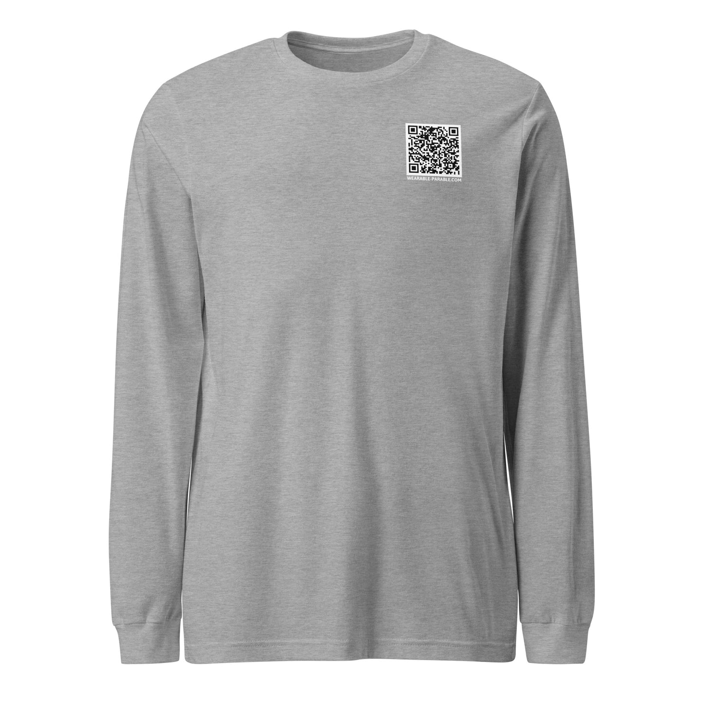 Follow Jesus long-sleeve t-shirt athletic heather