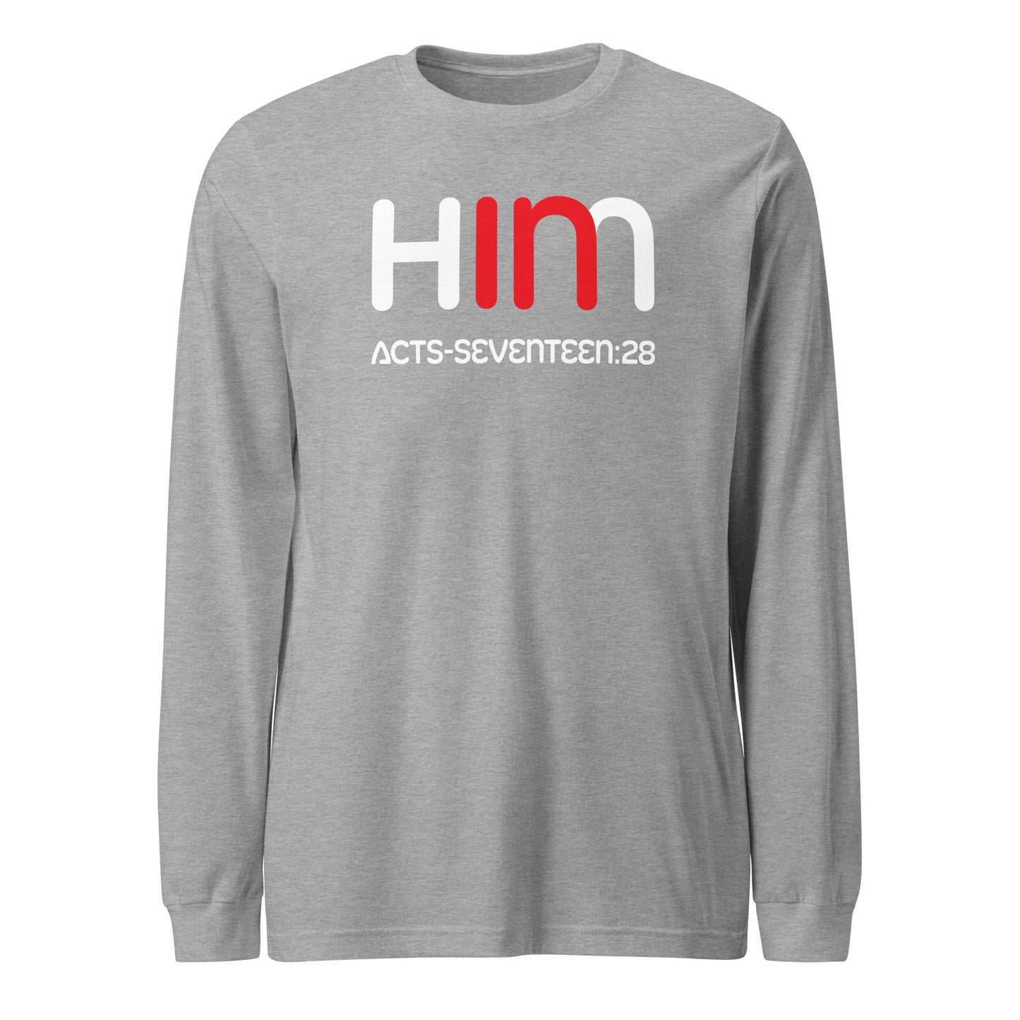 In Him long-sleeve t-shirt athletic heather gray