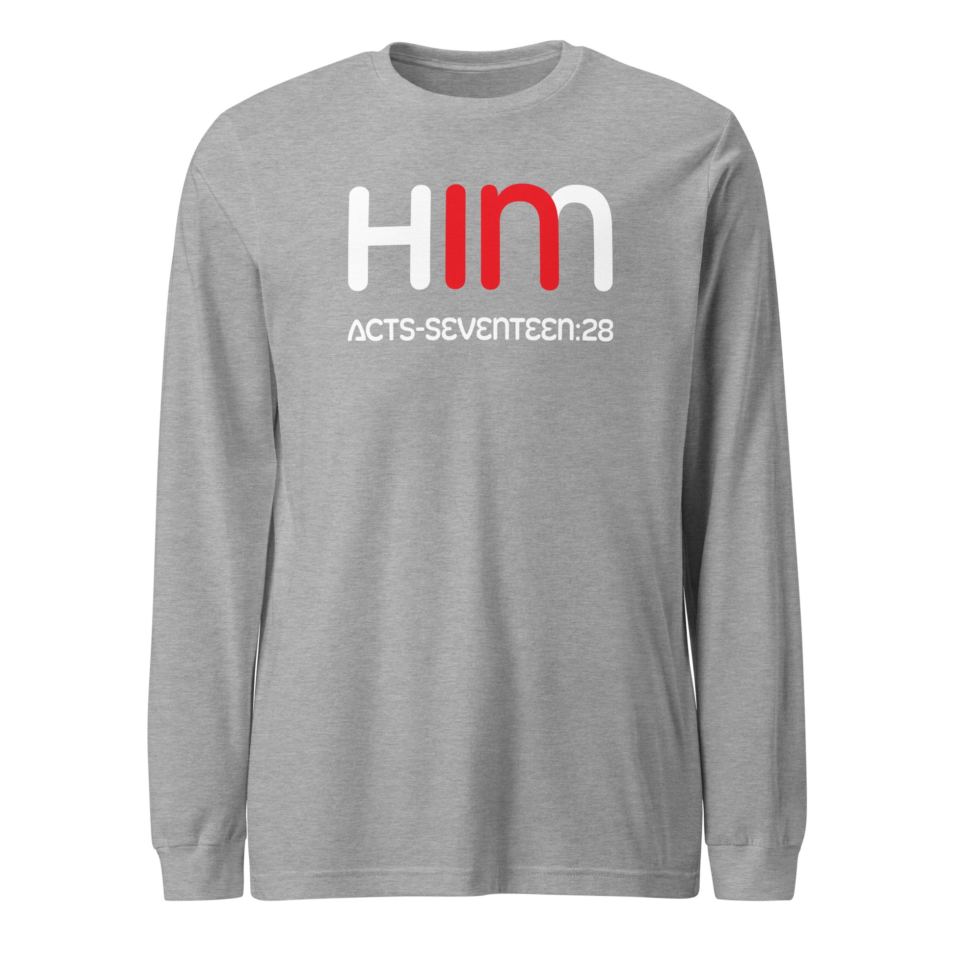 In Him long-sleeve t-shirt athletic heather gray