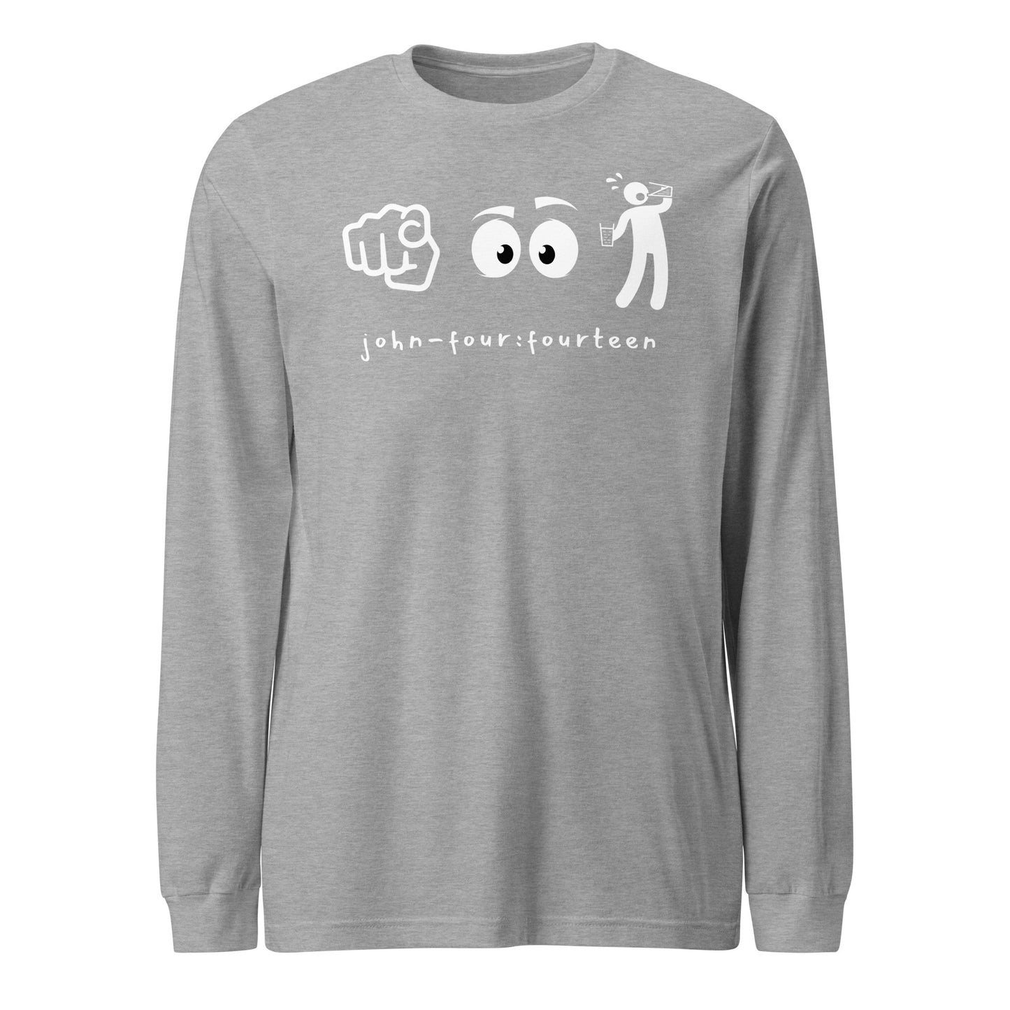 You Look Thirsty long-sleeve t-shirt athletic heather