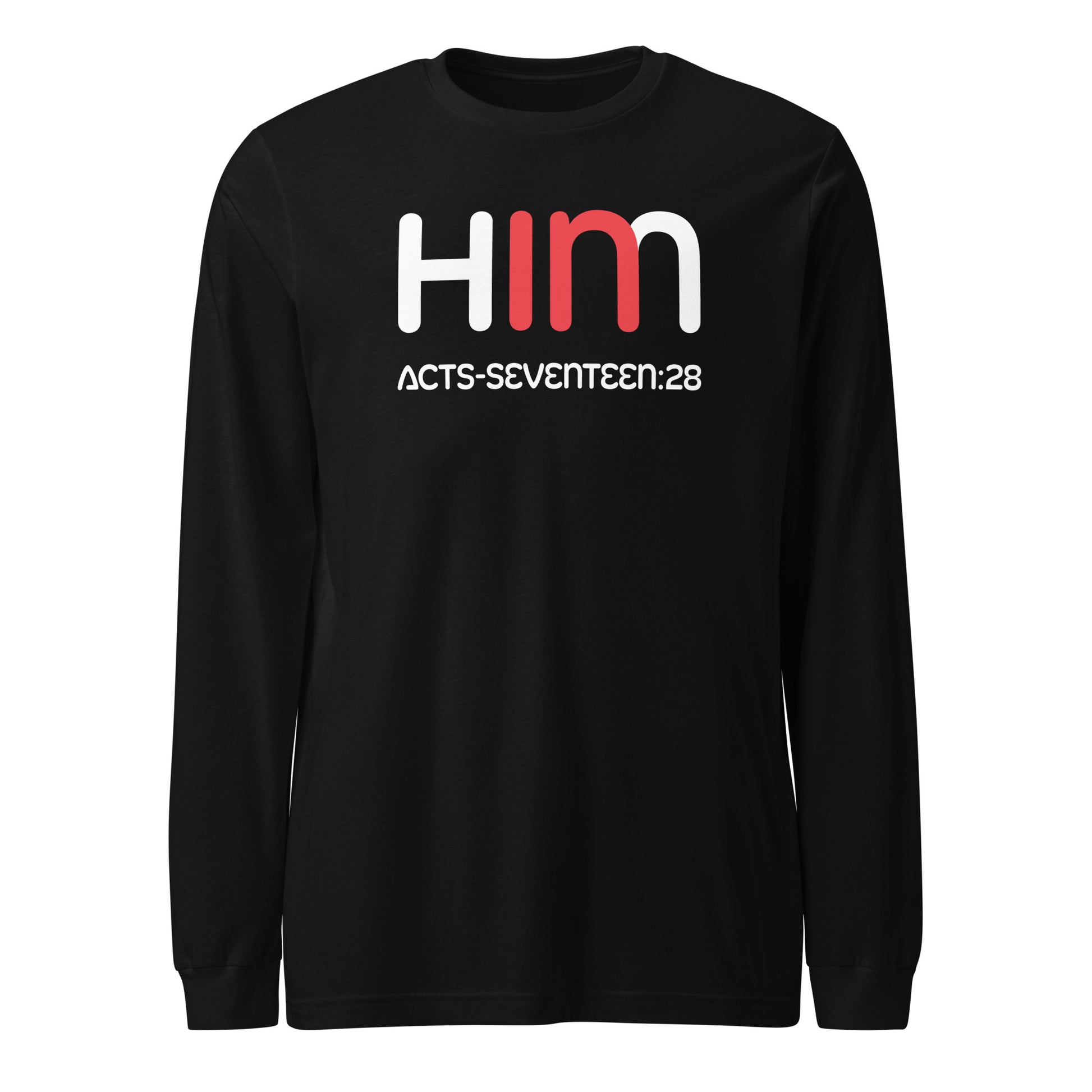 In Him long-sleeve t-shirt black