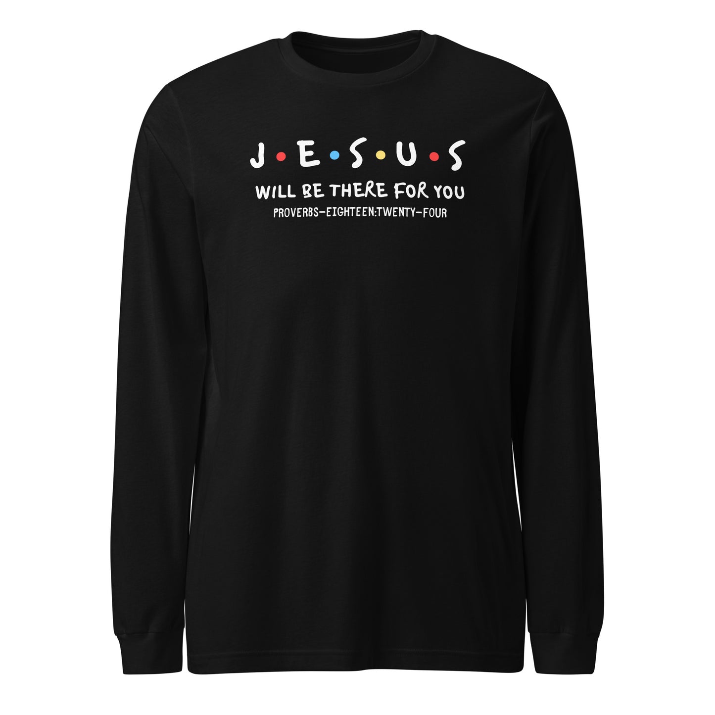 Jesus Is My Friend long-sleeve t-shirt black