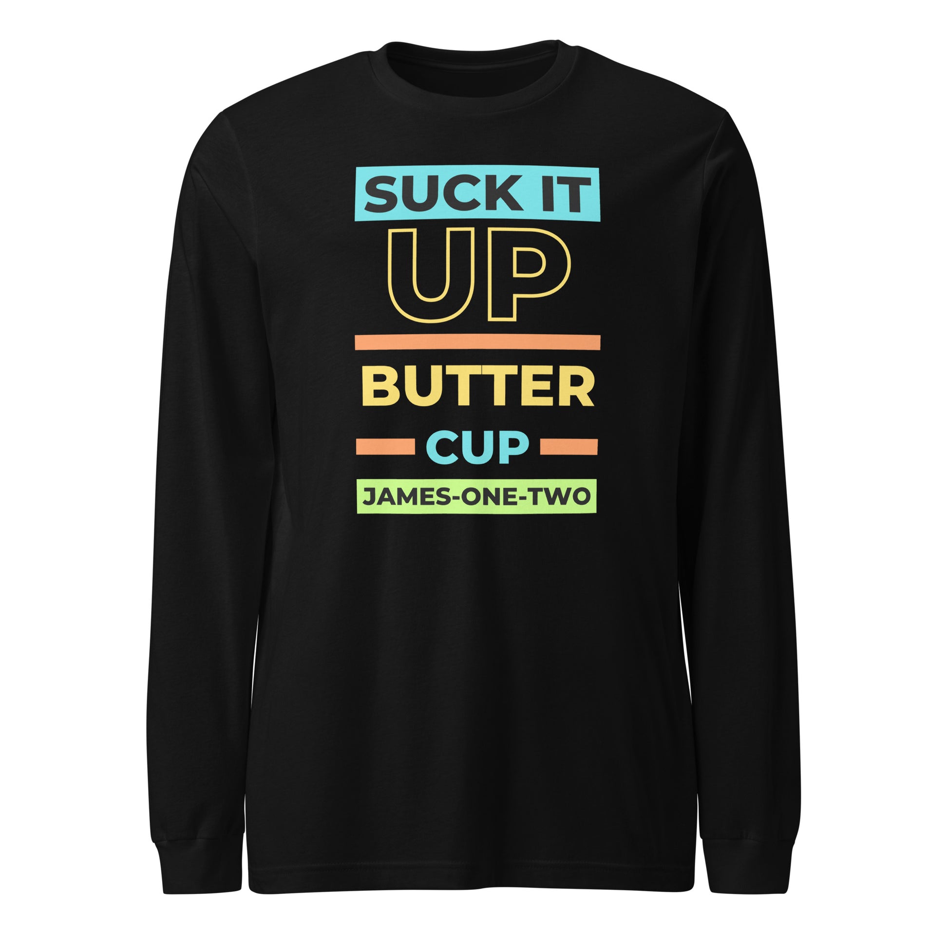 Suck It Up Buttercup long-sleeve t-shirt black