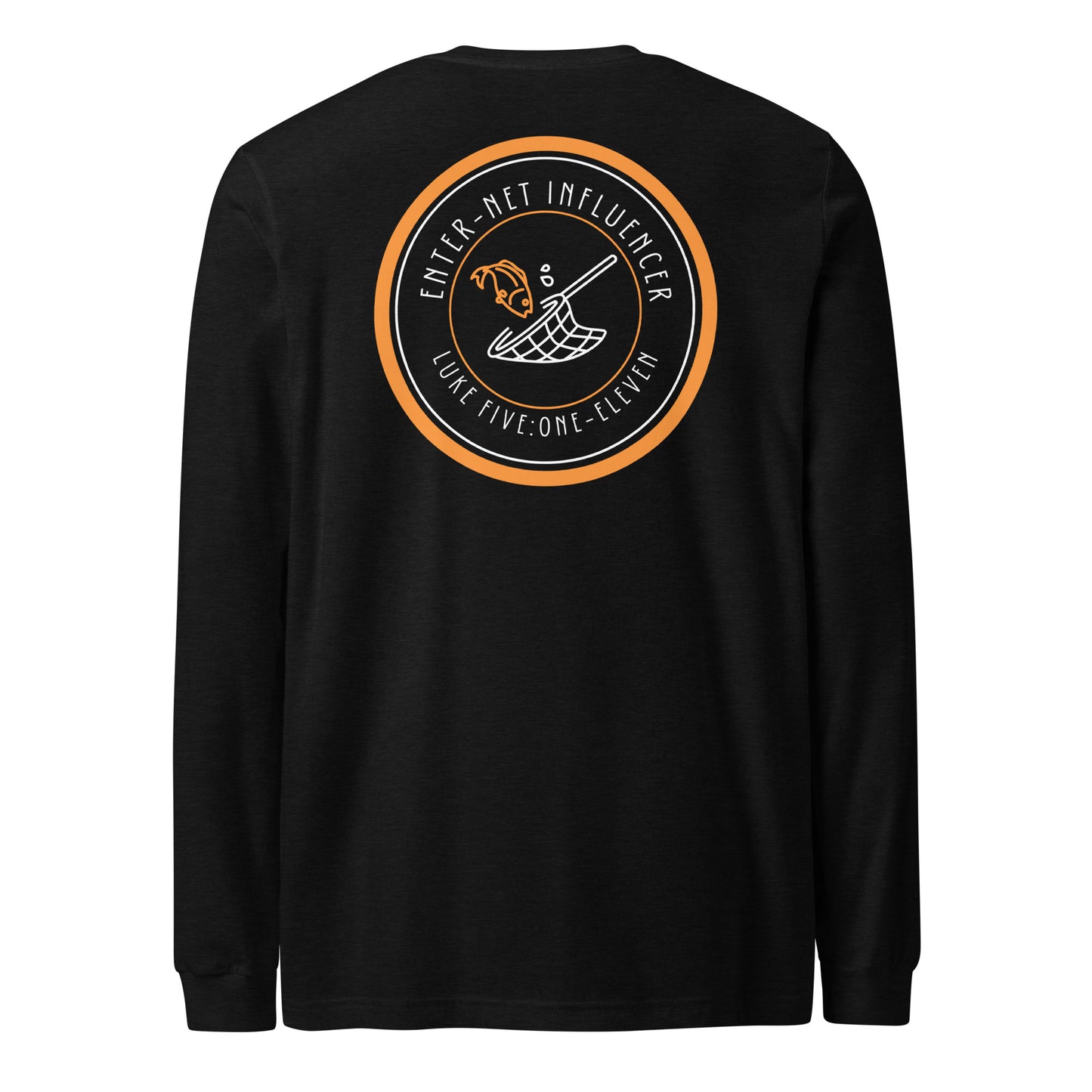 Enter-Net Influencer long-sleeve t-shirt black heather