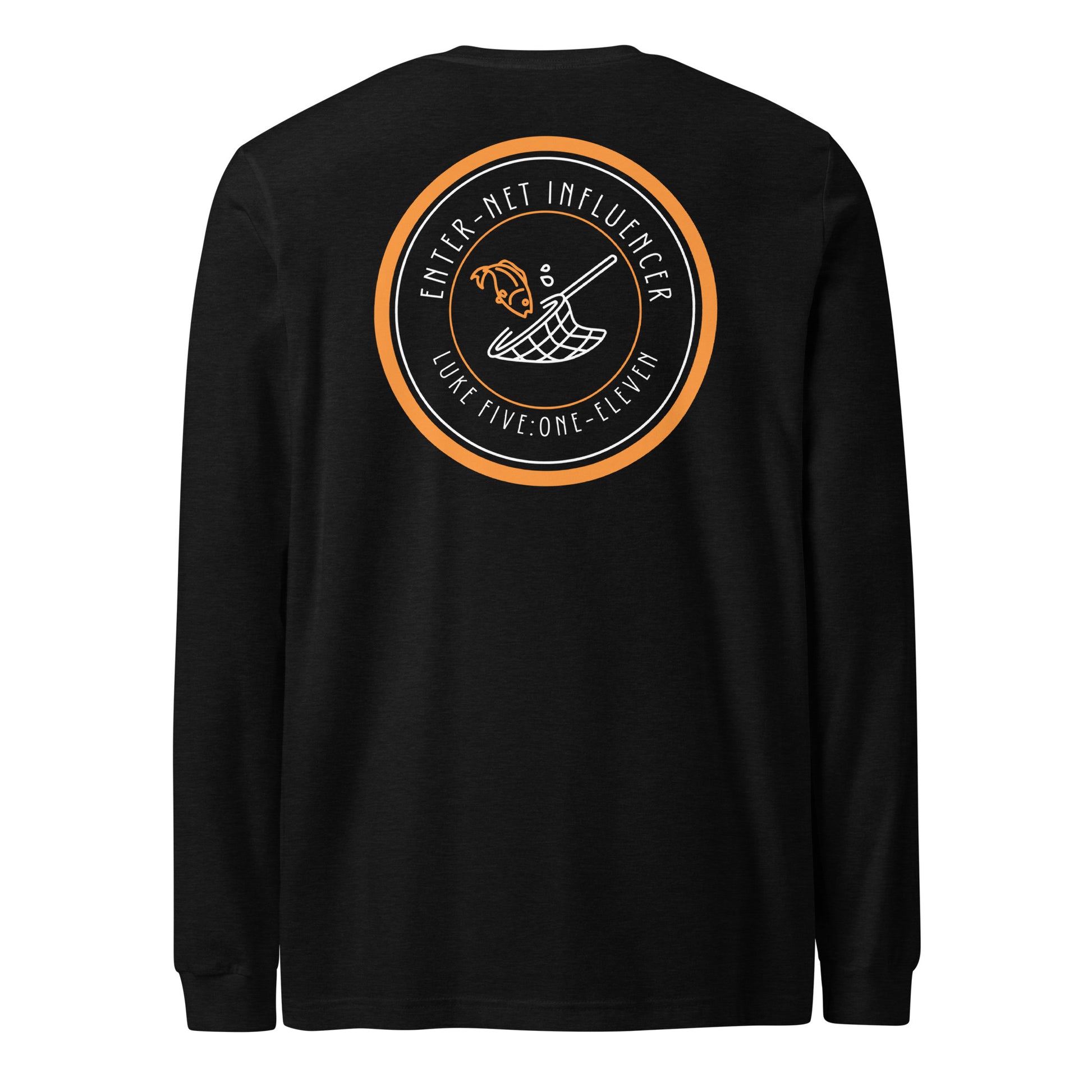 Enter-Net Influencer long-sleeve t-shirt black heather