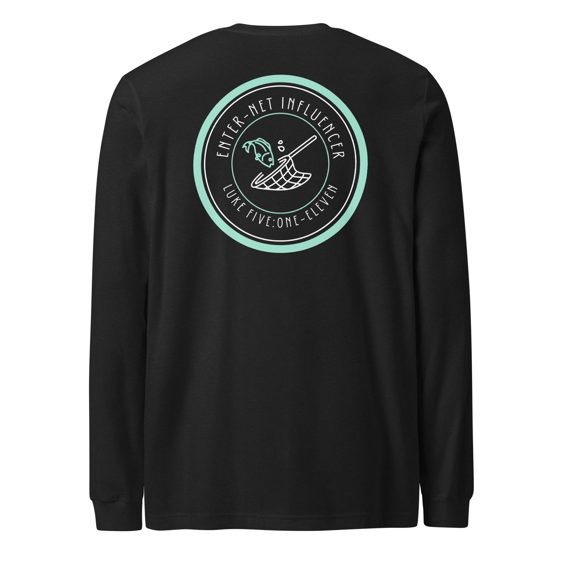 Enter-Net Influencer long-sleeve t-shirt black heather