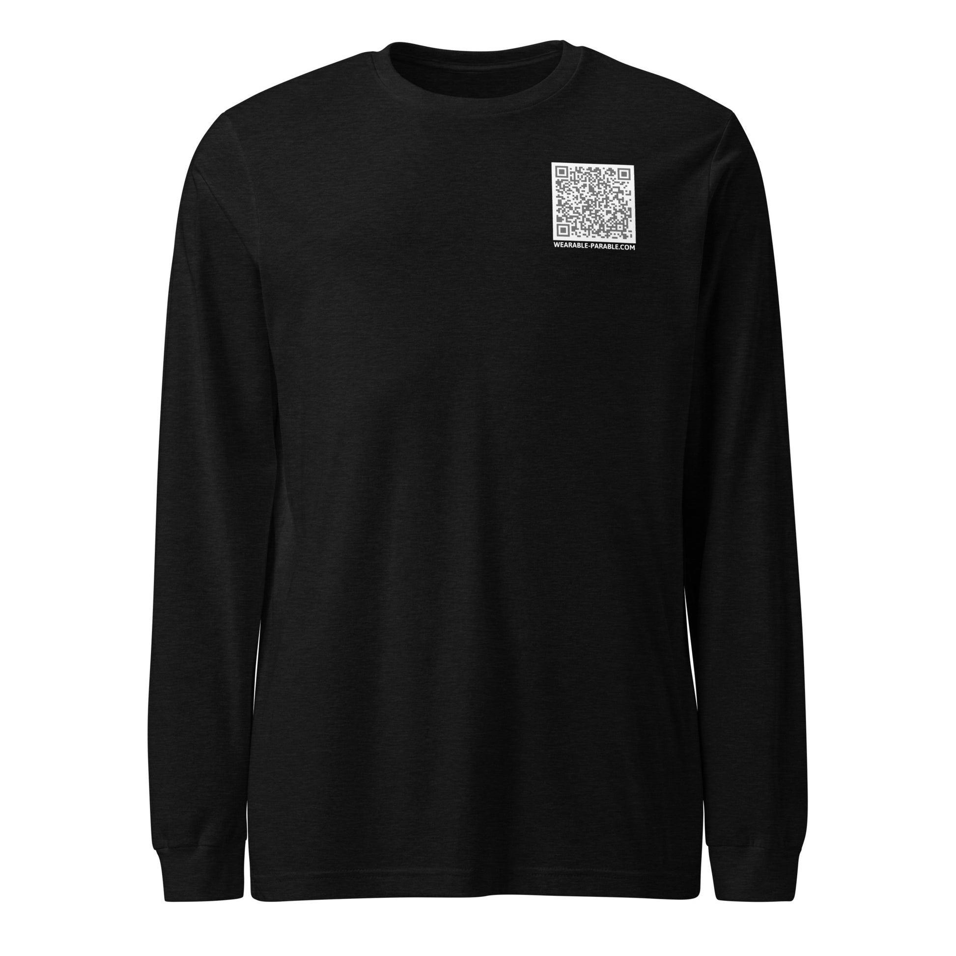 Enter-Net Influencer long-sleeve t-shirt black heather