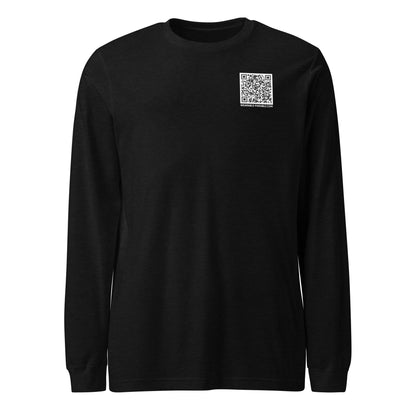 Follow Jesus long-sleeve t-shirt black heather