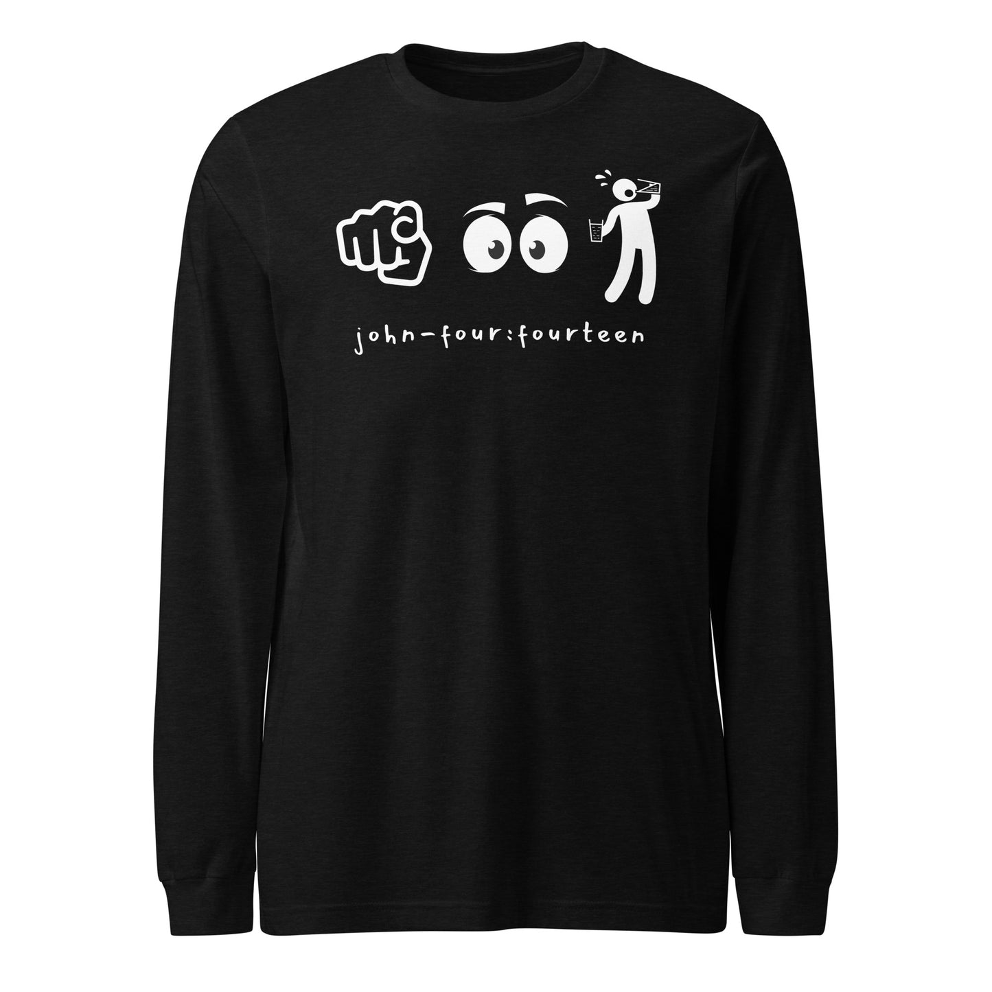 You Look Thirsty long-sleeve t-shirt black heather