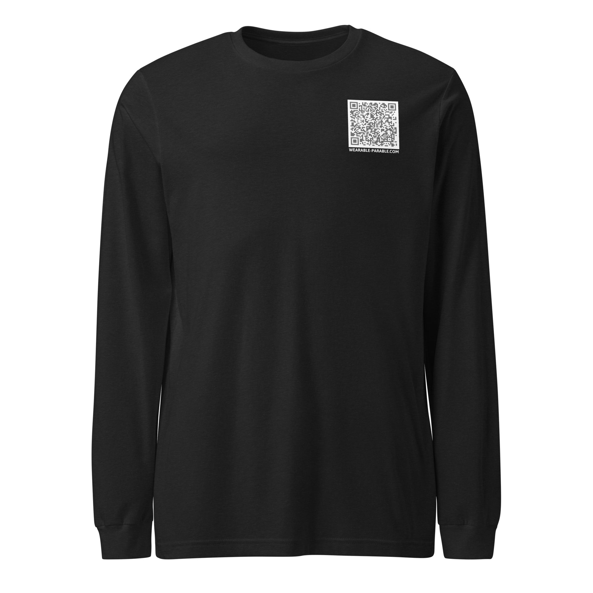 Enter-Net Influencer long-sleeve t-shirt black heather