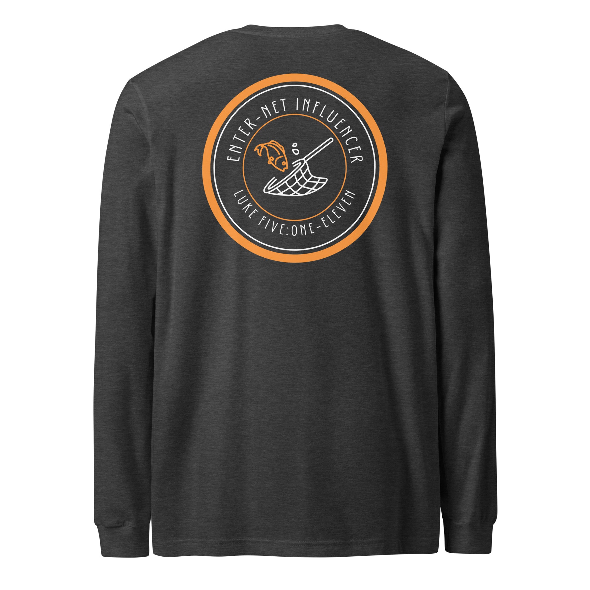 Enter-Net Influencer long-sleeve t-shirt dark gray heather