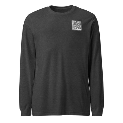 Follow Jesus long-sleeve t-shirt dark gray heather