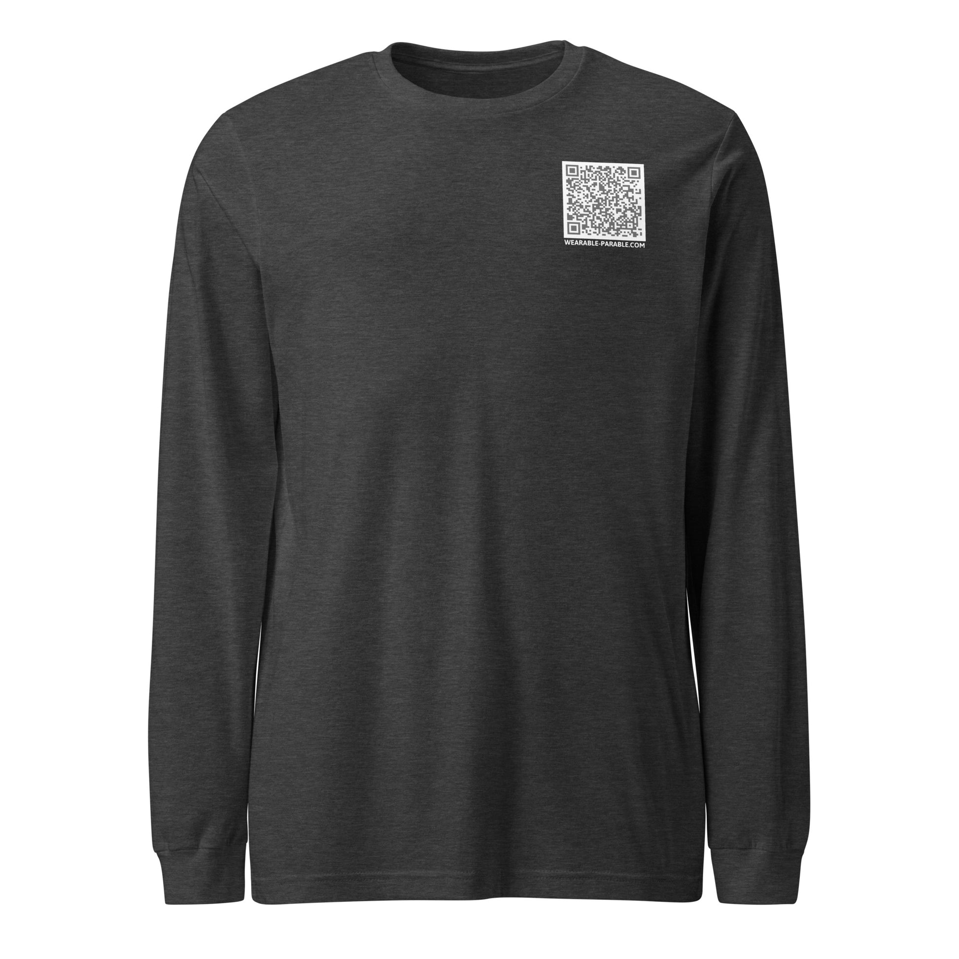 Enter-Net Influencer long-sleeve t-shirt dark gray heather