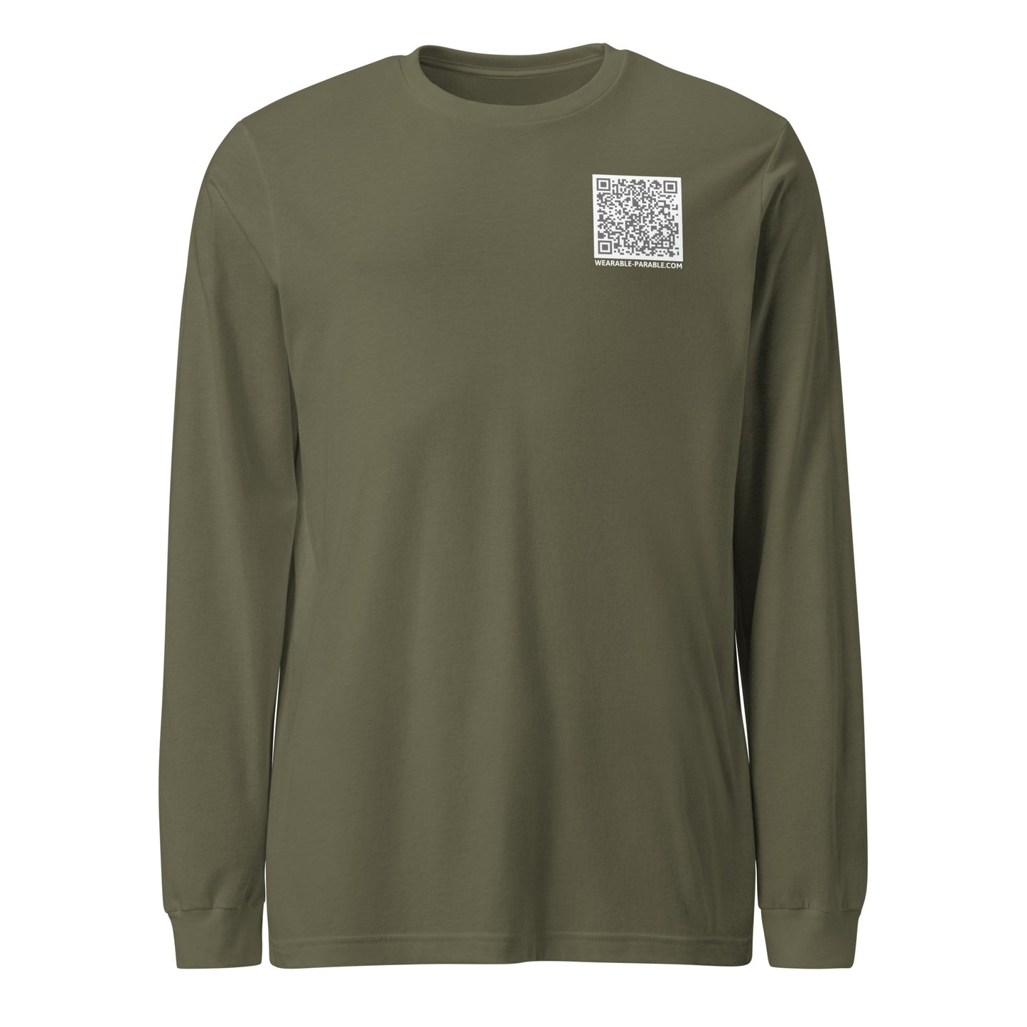 Enter-Net Influencer long-sleeve t-shirt military green