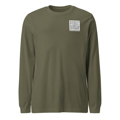 Enter-Net Influencer long-sleeve t-shirt military green
