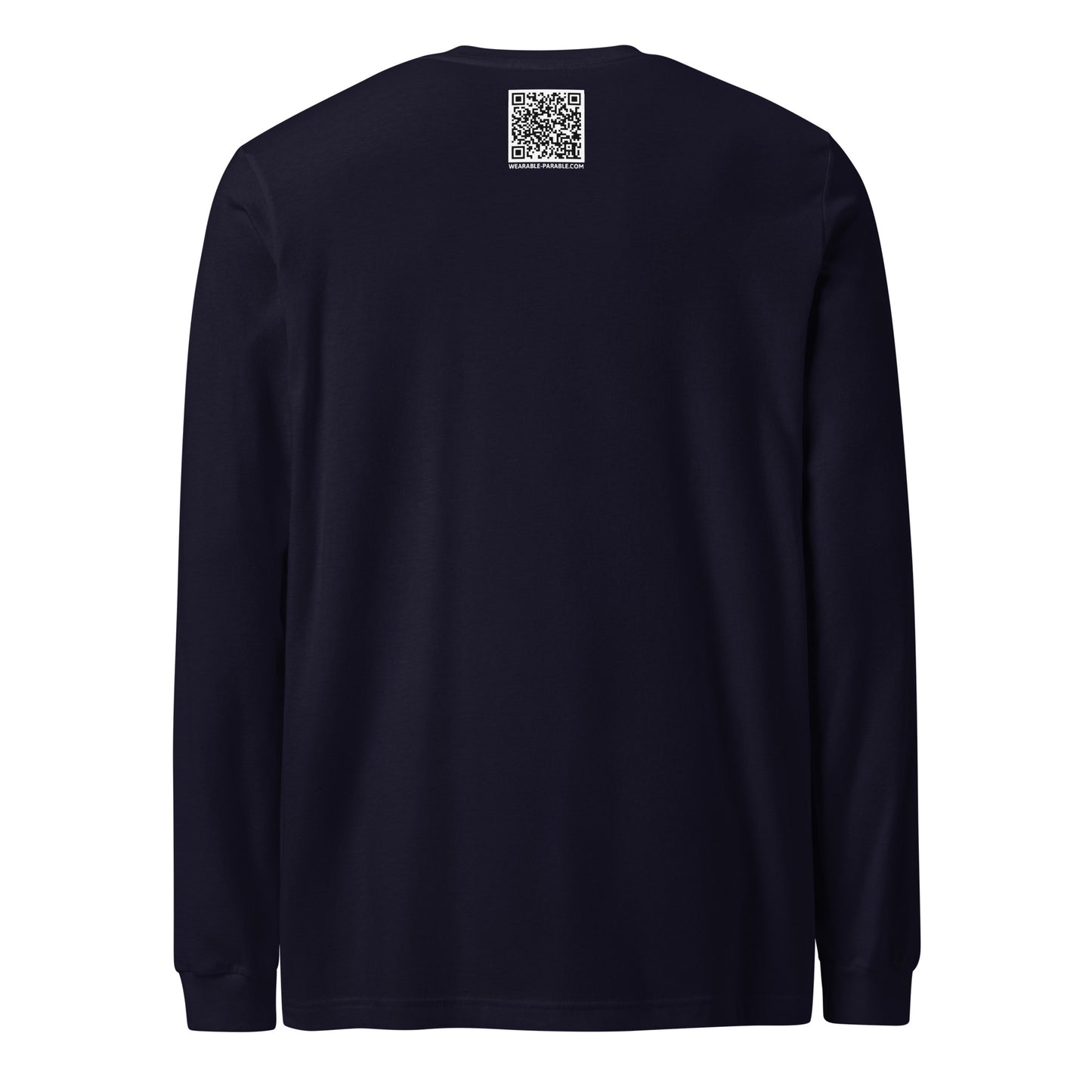 Not Today Satan long-sleeve t-shirt navy blue