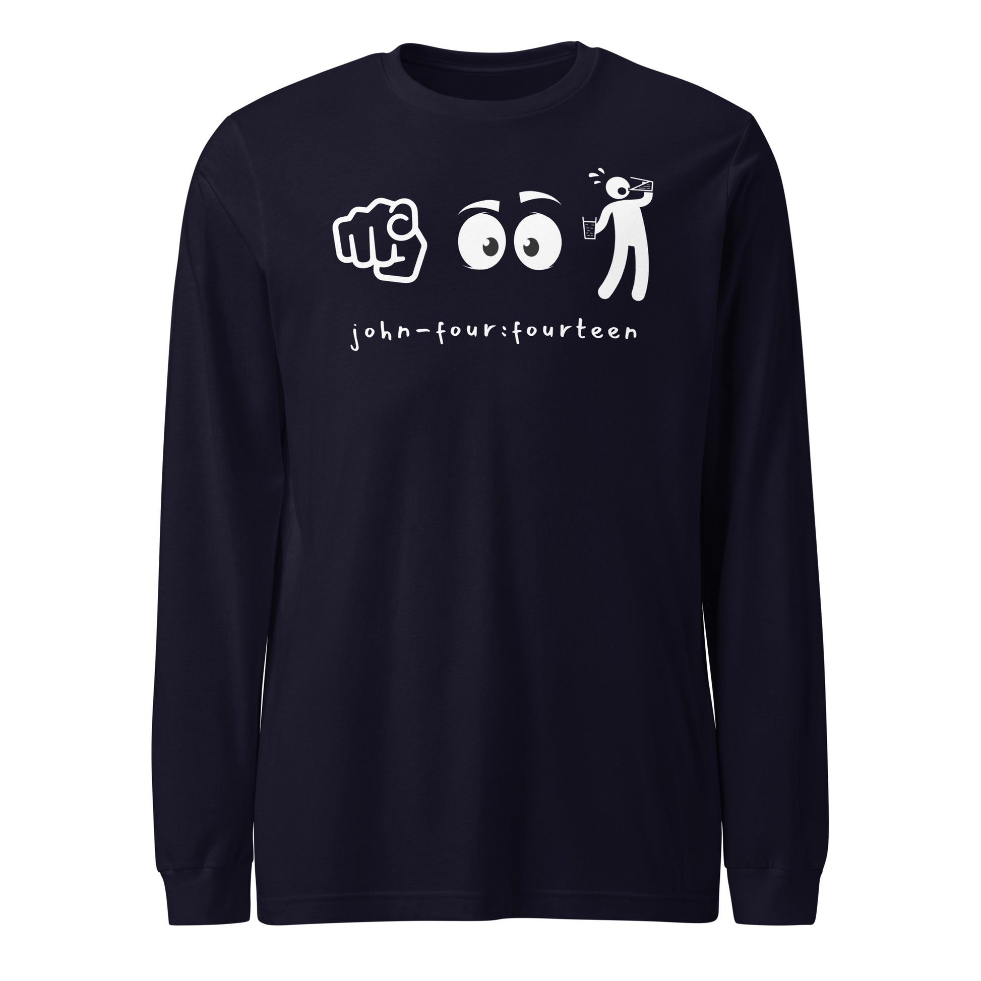 You Look Thirsty long-sleeve t-shirt navy blue