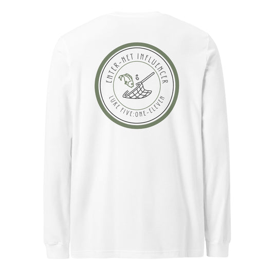 Enter-Net Influencer long-sleeve t-shirt white